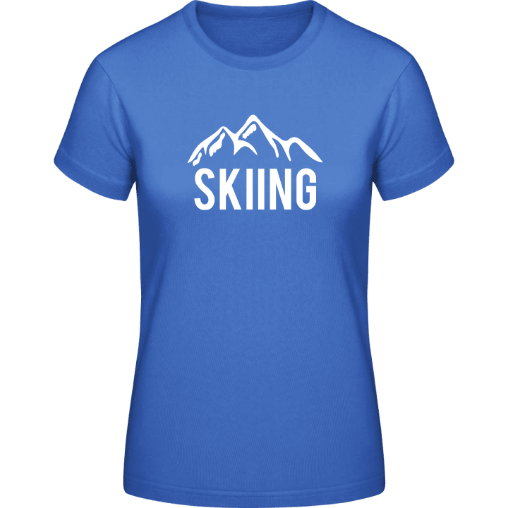 Alpine Skiing Camiseta de mujer contain pic