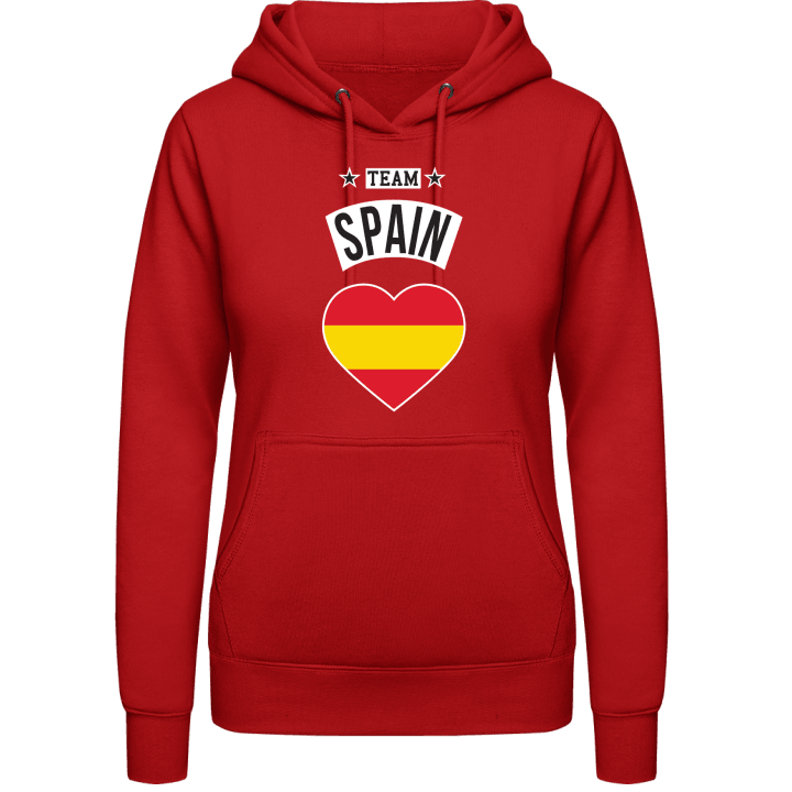 Team Spain Heart Vrouwen Hoodie contain pic