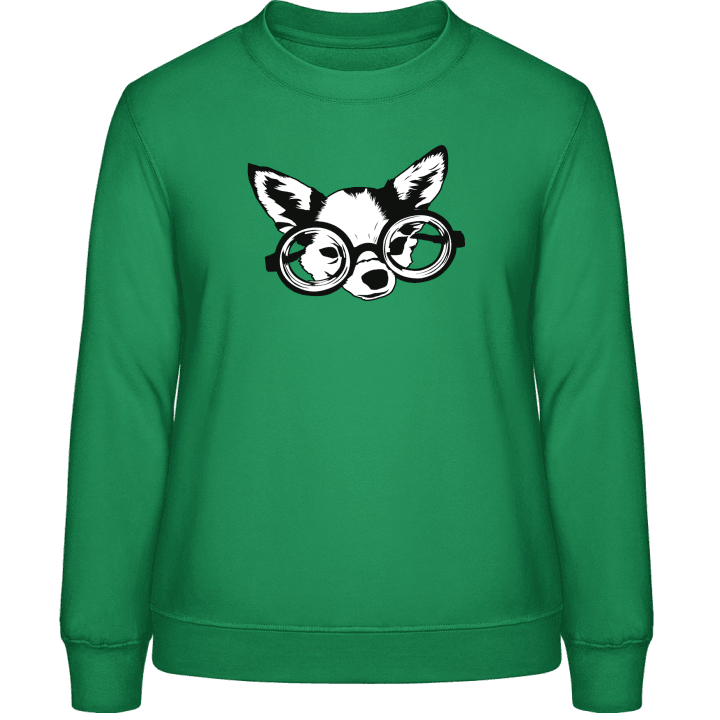 Chihuahua With Glasses Sweat-shirt pour femme 0 image