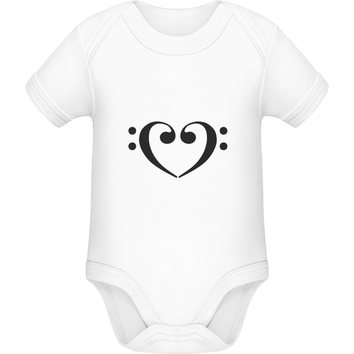 Bass Heart Baby Romper contain pic