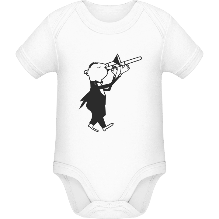 Trombonist Illustration Baby romper kostym contain pic