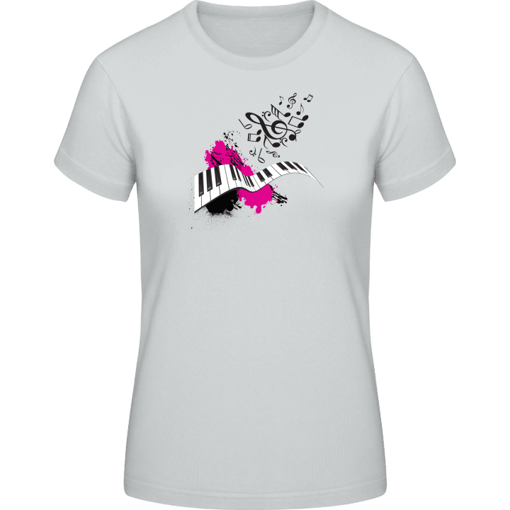 Piano Music T-skjorte for kvinner contain pic