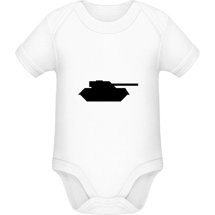 Tank Silouhette Baby Strampler contain pic