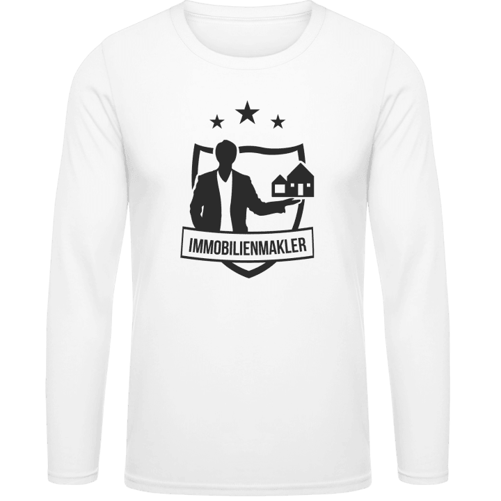 Immobilienmakler Abzeichen T-shirt à manches longues contain pic