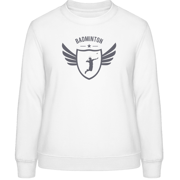 Badminton Logo Winged Frauen Sweatshirt contain pic