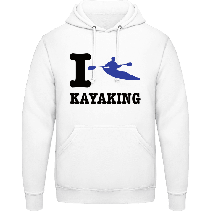 I Heart Kayaking Felpa con cappuccio contain pic
