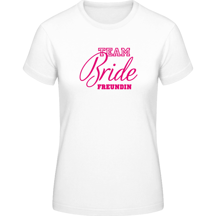 Team Bride Freundin T-shirt för kvinnor 0 image