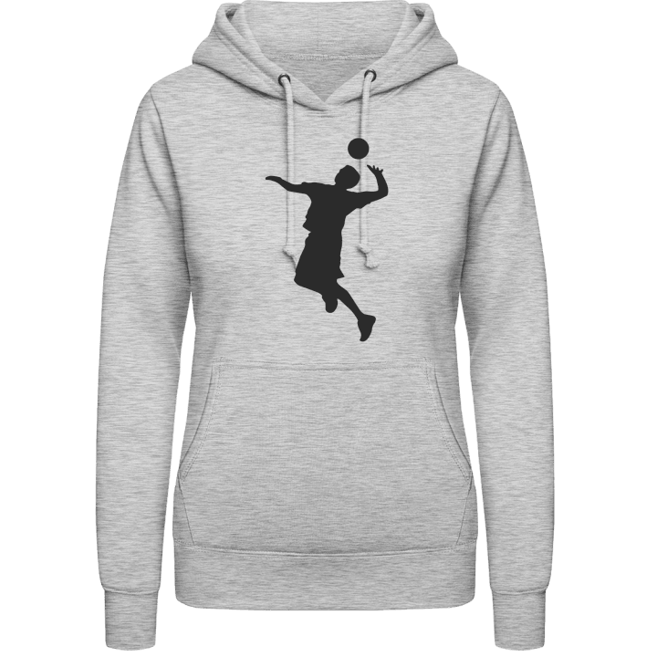 Volleyball Silhouette Sweat à capuche pour femme contain pic