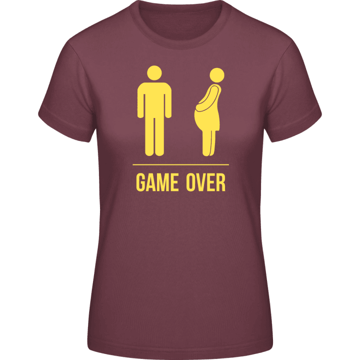 Pregnant Game Over T-skjorte for kvinner 0 image