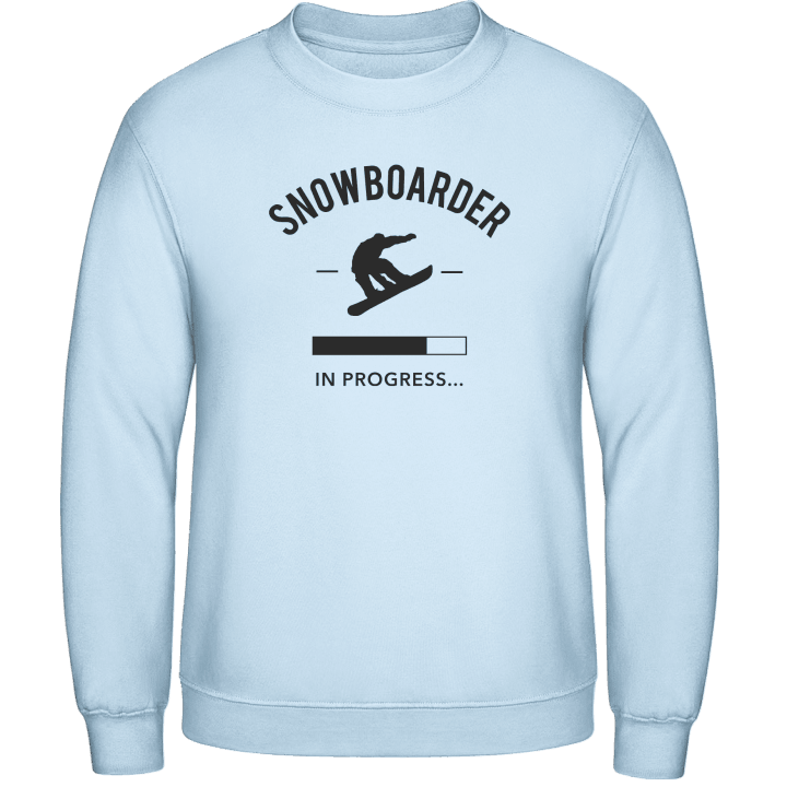 Snowboarder in Progress Sweatshirt contain pic