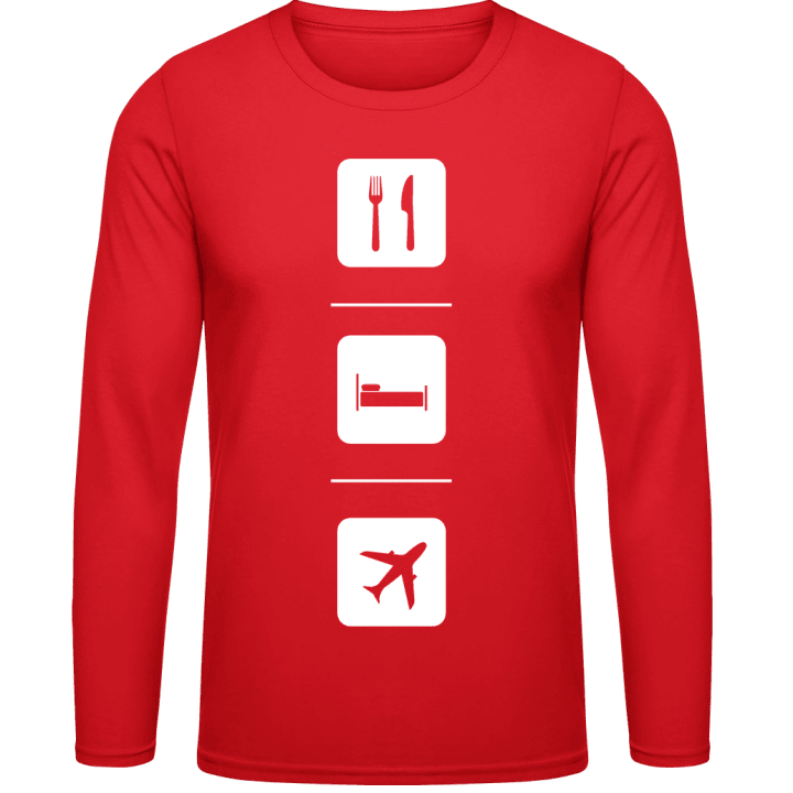 Eat Sleep Fly T-shirt à manches longues 0 image