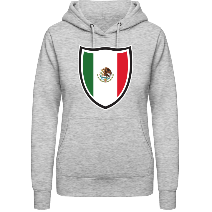 Mexico Flag Shield Hettegenser for kvinner contain pic