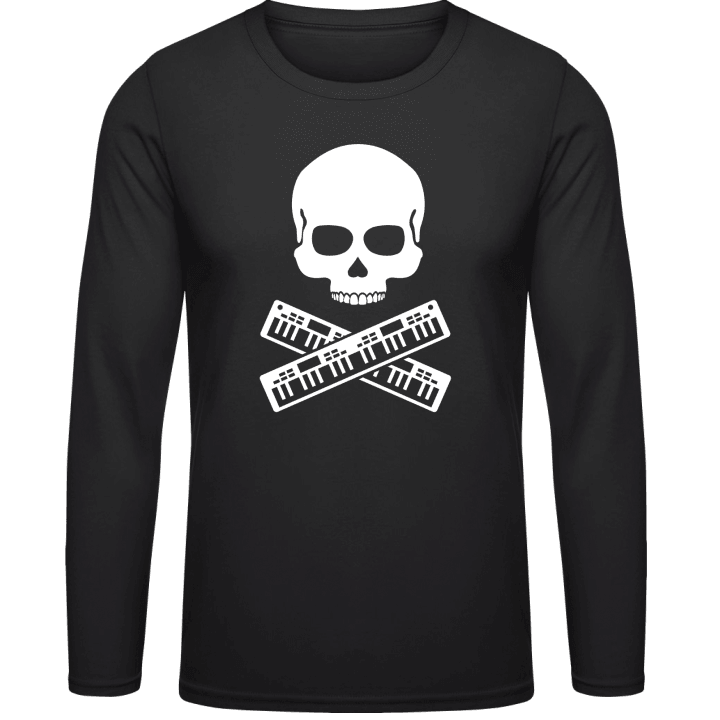 Keyboarder Skull T-shirt à manches longues contain pic