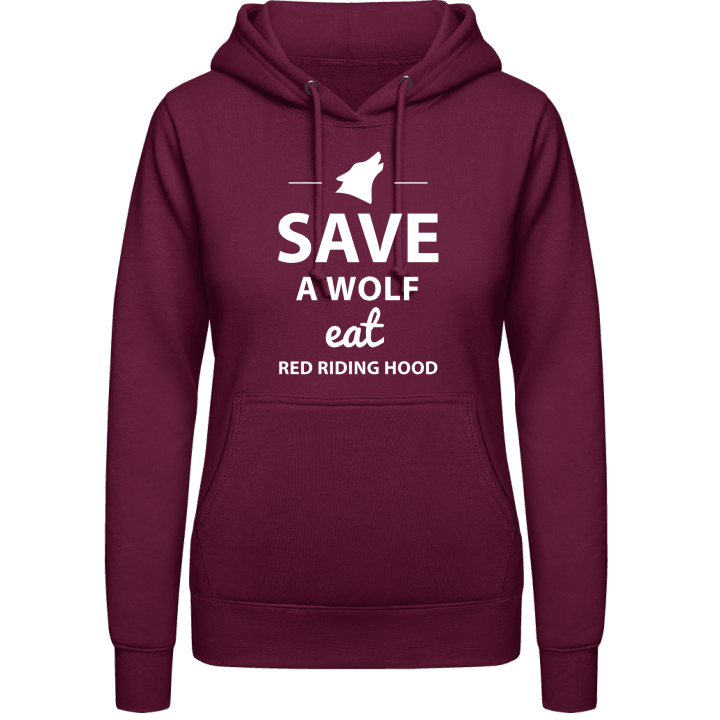 Save A Wolf Sudadera con capucha para mujer 0 image