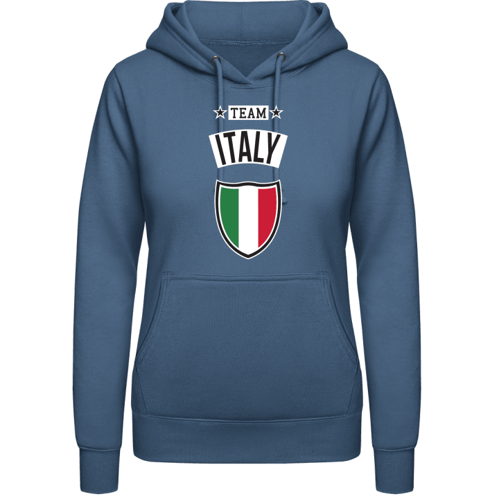 Team Italy Calcio Sudadera con capucha para mujer contain pic