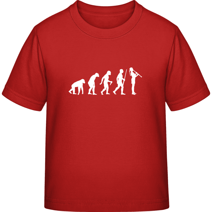 Clarinetist Evolution T-skjorte for barn contain pic