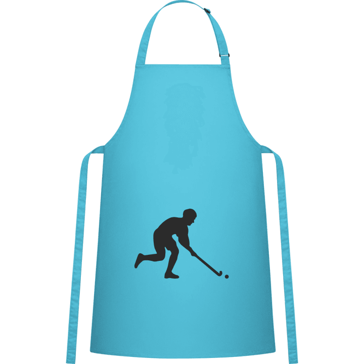 Field Hockey Player Silhouette Delantal de cocina contain pic