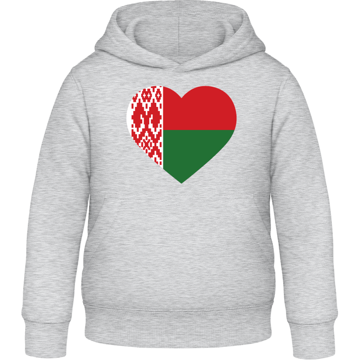 Belarus Heart Flag Kinder Kapuzenpulli contain pic