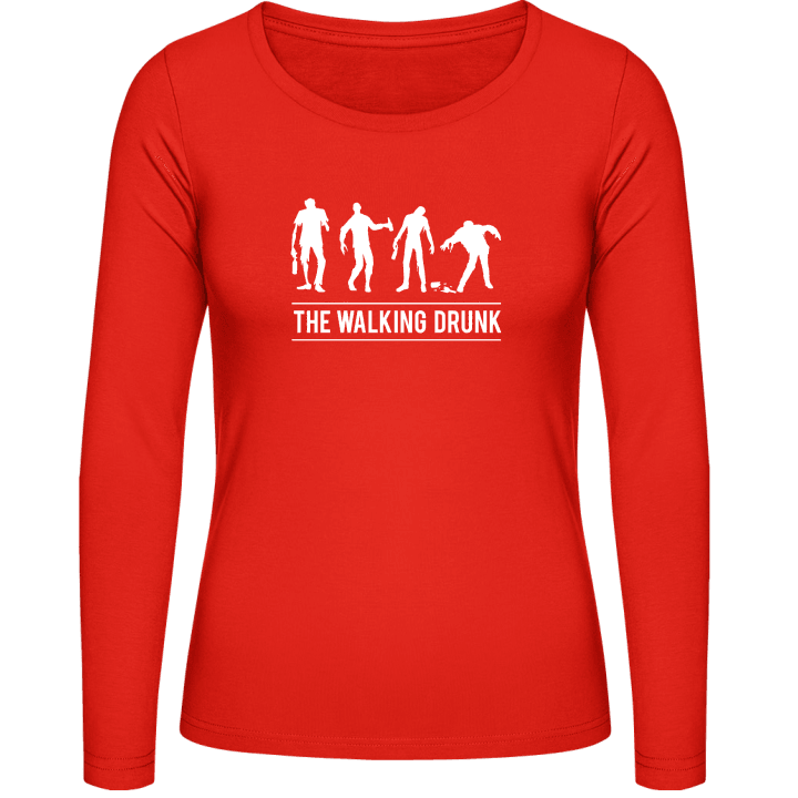 Drunk Party Zombies Langermet skjorte for kvinner contain pic