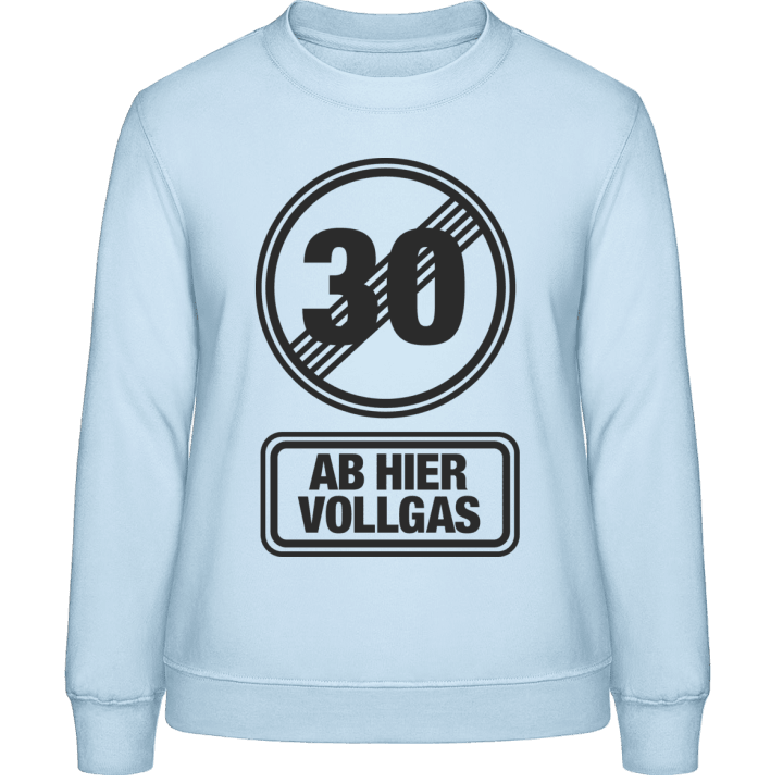 30ster Geburtstag Sweatshirt för kvinnor 0 image