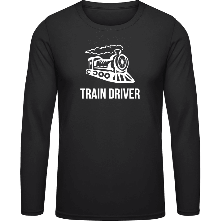 Train Driver Illustration Camicia a maniche lunghe contain pic
