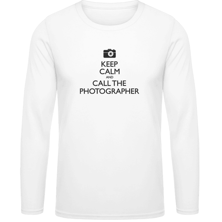 Call The Photographer T-shirt à manches longues contain pic