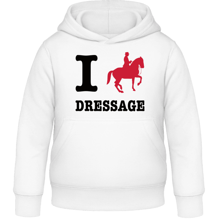 I Love Dressage Kids Hoodie contain pic