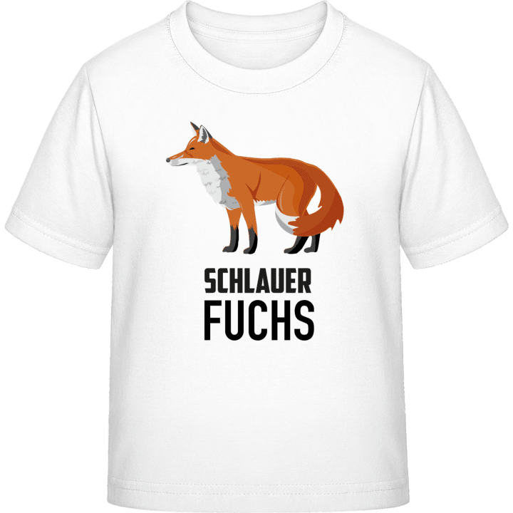 Schlauer Fuchs Illustration Kinder T-Shirt contain pic