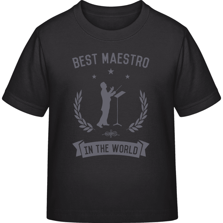 Best Maestro In The World T-shirt för barn contain pic