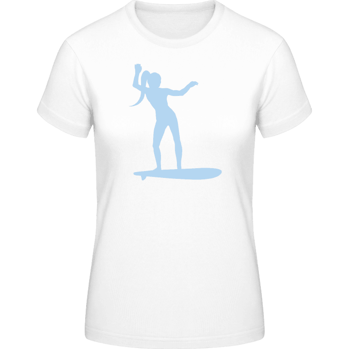 Surfing Girl T-shirt för kvinnor 0 image