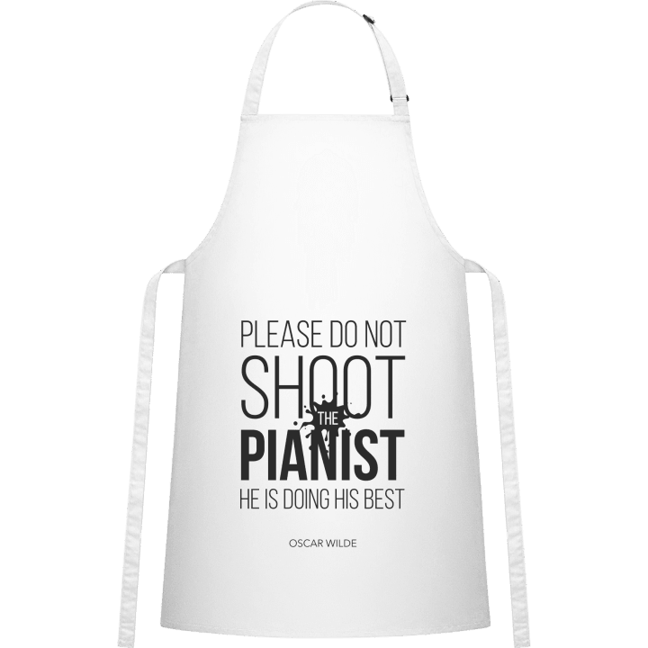 Do Not Shoot The Pianist Delantal de cocina contain pic
