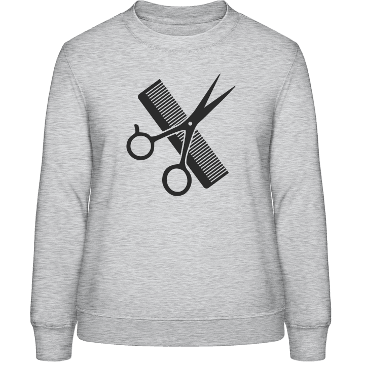 Comb And Scissors Vrouwen Sweatshirt contain pic