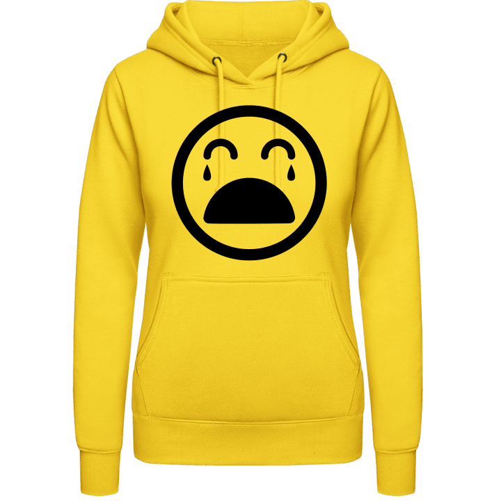Howling Smiley Vrouwen Hoodie contain pic