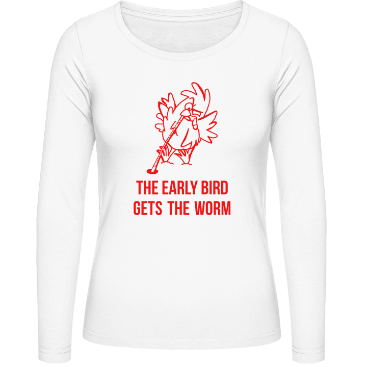 The Early Bird Gets The Worm Vrouwen Lange Mouw Shirt 0 image