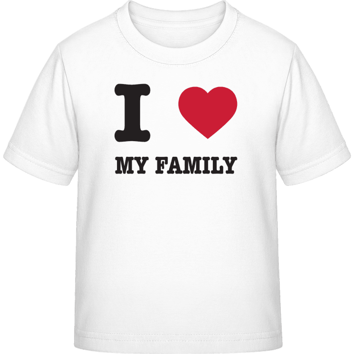 I Love My Family Kids T-shirt 0 image