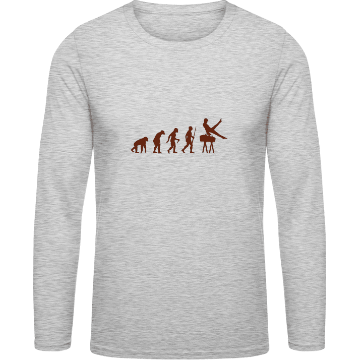 Pommel Horse Gymnastics Evolution Shirt met lange mouwen contain pic