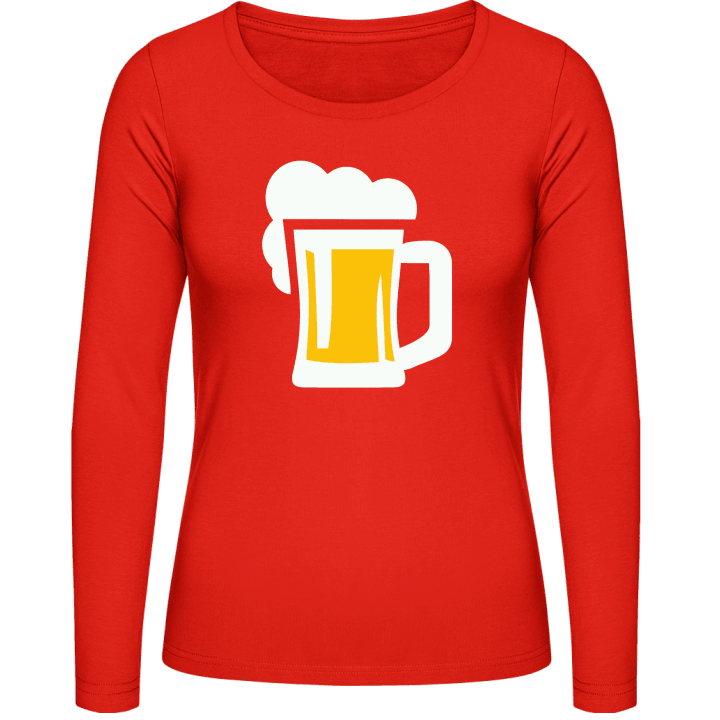 Glas Beer Langermet skjorte for kvinner contain pic