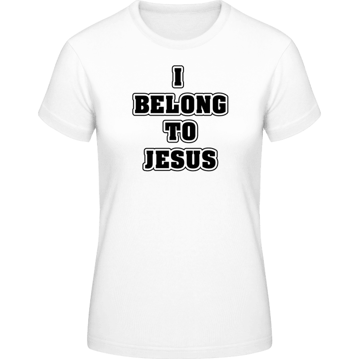 I Belong To Jesus T-shirt för kvinnor contain pic