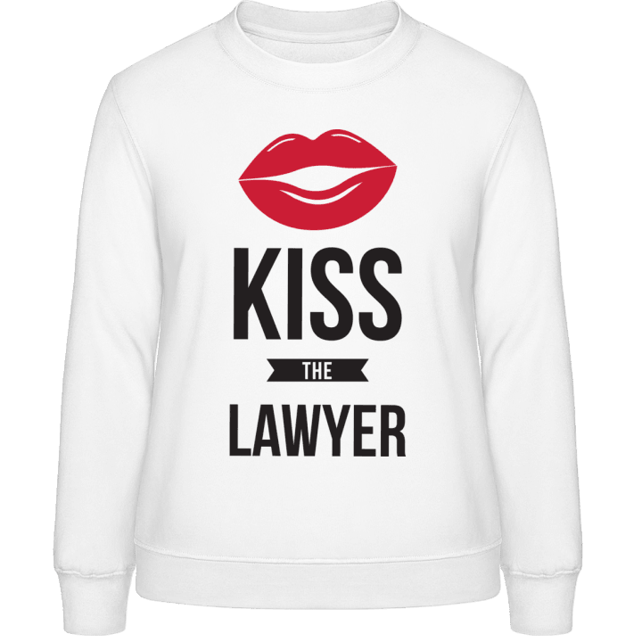 Kiss The Lawyer Sweatshirt för kvinnor contain pic