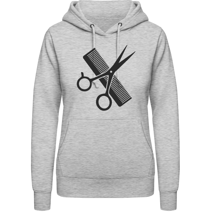 Comb And Scissors Vrouwen Hoodie contain pic