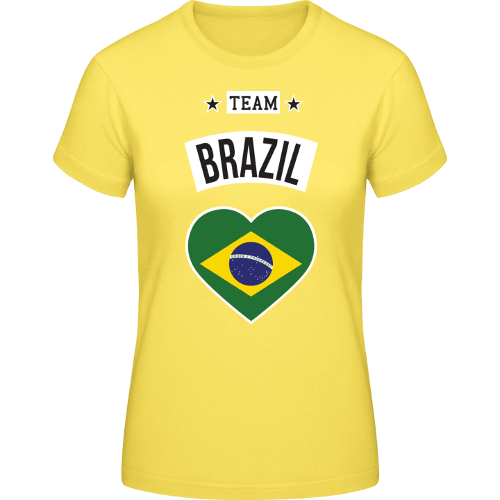 Team Brazil Heart Women T-Shirt 0 image