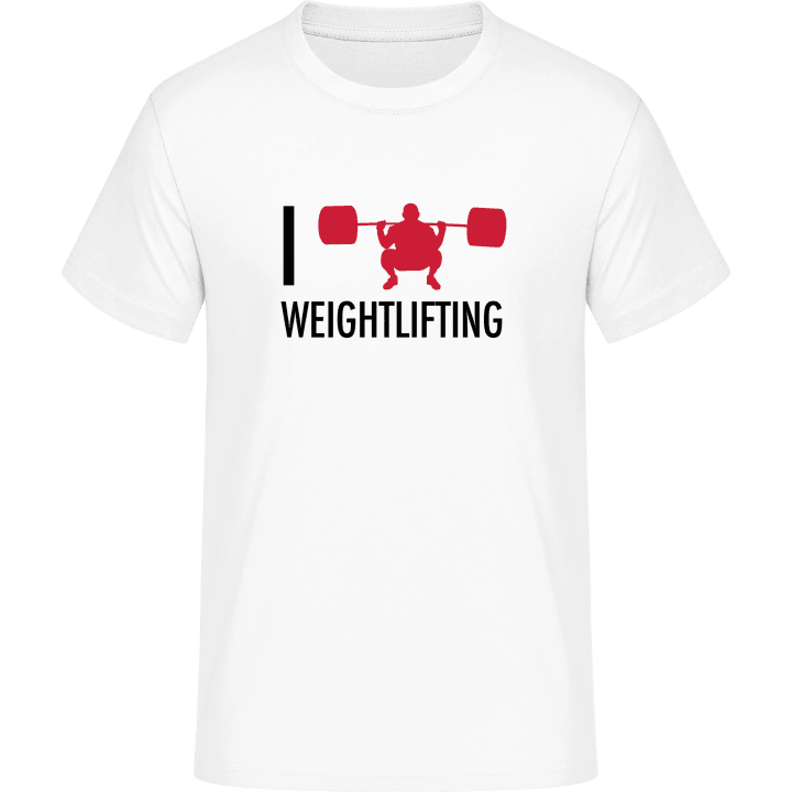 I Love Weightlifting Camiseta contain pic