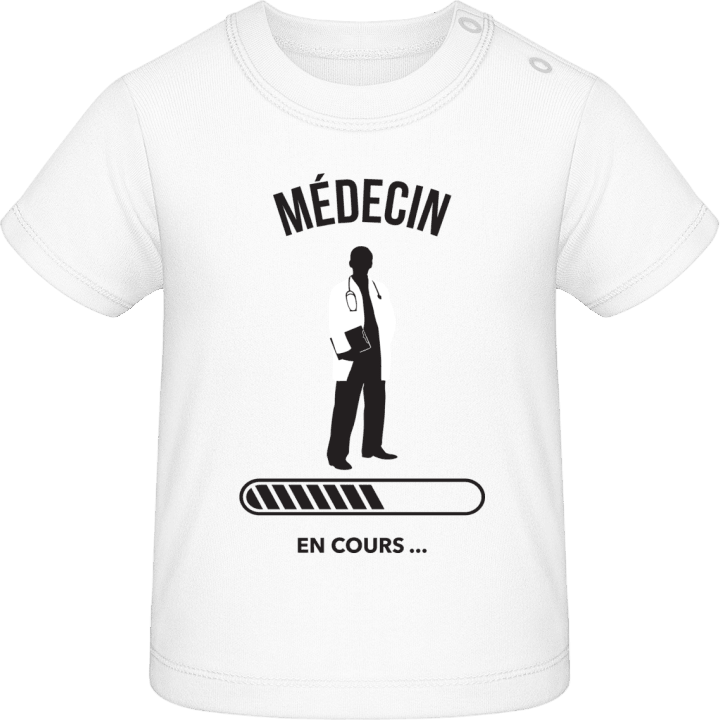 Médecin en cours T-shirt för bebisar contain pic