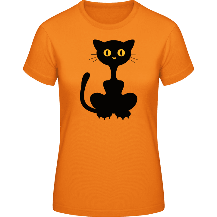 Black Cat T-shirt för kvinnor 0 image