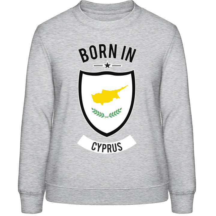 Born in Cyprus Sweatshirt för kvinnor 0 image