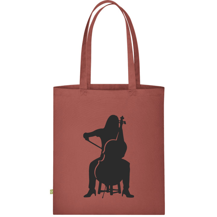 Cello Player Female Cloth Bag contain pic