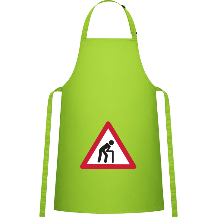Pensioner Warning Sign Kitchen Apron contain pic