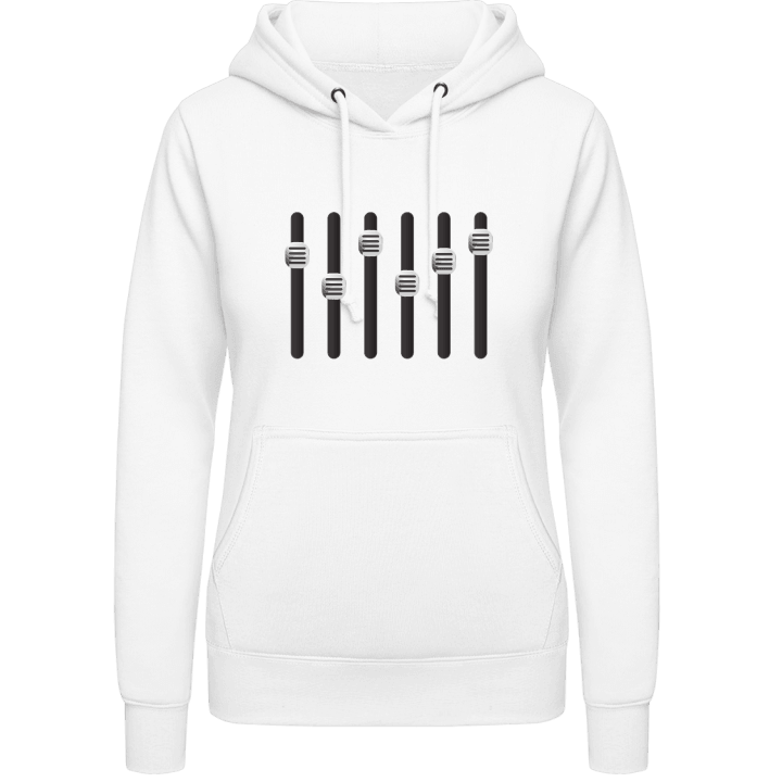 Turntable Buttons Hoodie för kvinnor contain pic