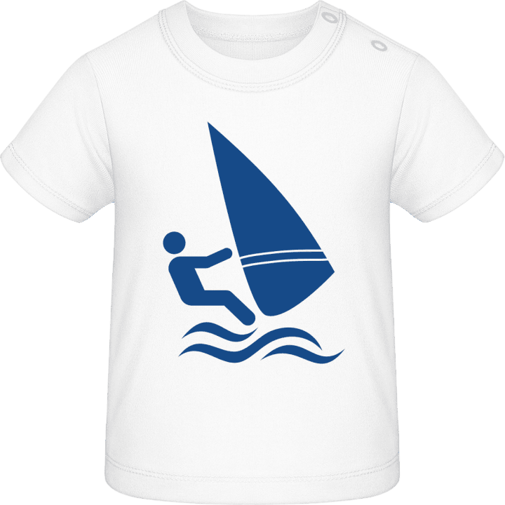 Windsurfer Icon T-shirt för bebisar contain pic