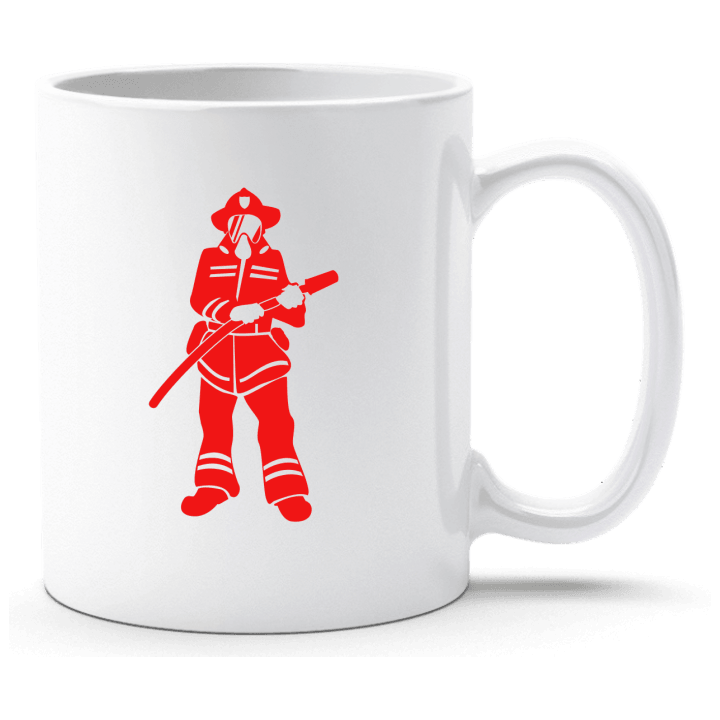 Firefighter positive Tasse contain pic